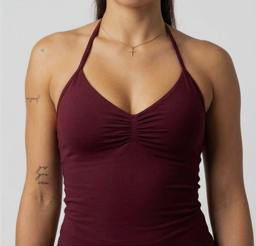 Seamless Ruby Halter Top