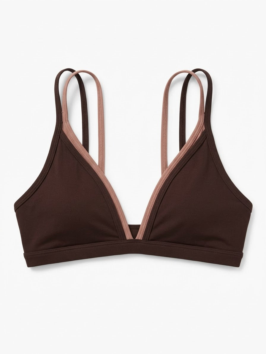 Chocolate Layers Sport Bra