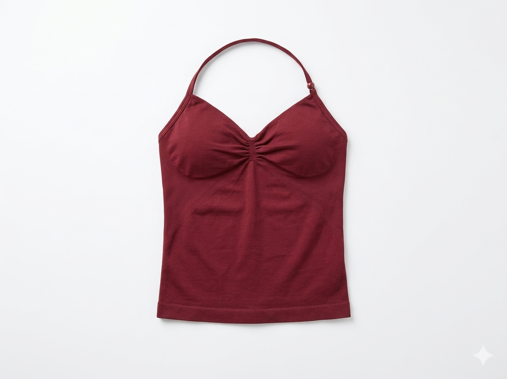 Seamless Ruby Halter Top