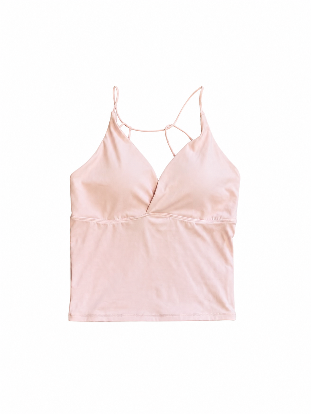 Thin Strap Rose Quartz Top