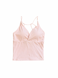 Thin Strap Rose Quartz Top
